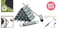 Stainless Steel Trampoline Spring Set – 5.5-7 Inch Replacement with T-hook
