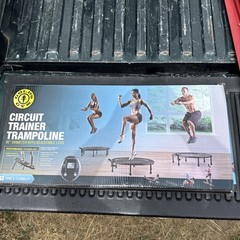 Gold’s Gym 36″ (36 Inch) NIB Trampoline Circuit Trainer w/Monitor, Adjustable