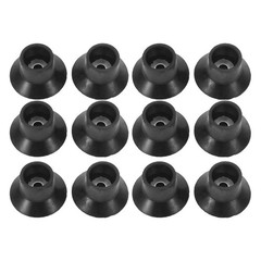 12pcs Trampoline Leg Cap Tips – 1″ Inner Dia. Rubber Noise Dampening Feet