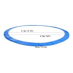 5.51 lbs Blue Trampoline Edge Cover Springs Protection Pad 25.98*14.17*10.24 in