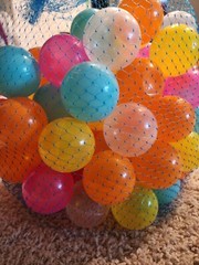 Machrus’s Upper Bounce Trampoline Pit Balls in Mixed, Clear, Pink, Turquoise,