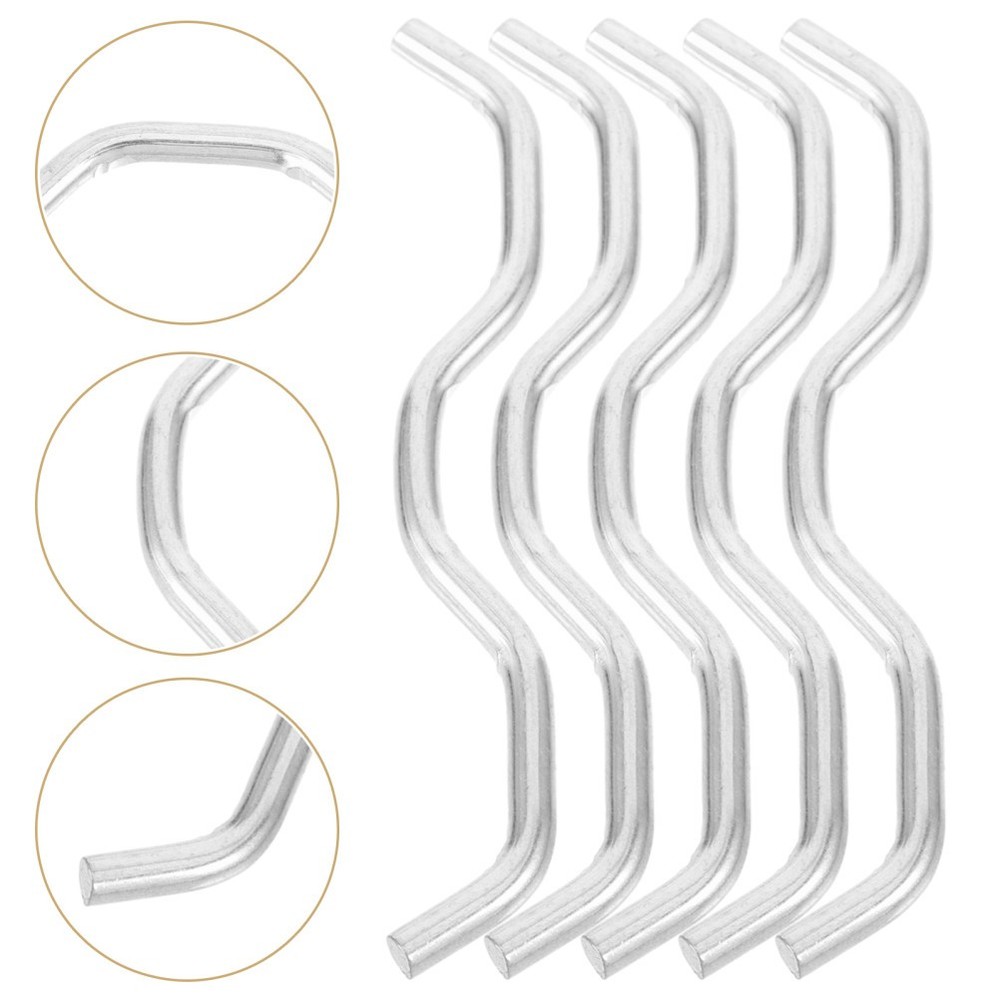 5Pcs Metal Trampoline Buckles Replacement Connector Compact Outdoor Silver