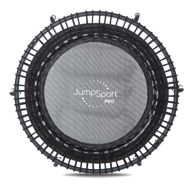 JumpSport 550f PRO Indoor Lightweight 44 Inch Folding Fitness Trampoline Black