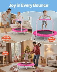 VEVOR 36″ Trampoline for Kids Foldable Mini Toddler Trampoline Indoor Outdoor