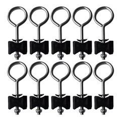 12Pcs Black Metal Sheeting Screws for Trampoline Assembly and Repair Accessories