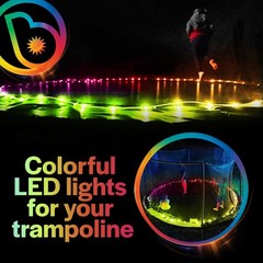 BounceBrightz LED Trampoline Light – Color Changing Trampoline Lights for – F…
