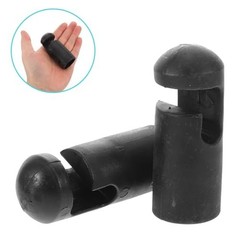 8pcs Black Trampoline Pole Covers – Durable Replacement Caps, Easy Install, Fits