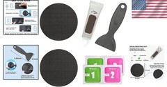 4” Round Trampoline Mat Repair Patches – 2-Piece Kit for Safe Seamless Repairs