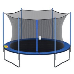 12 13 14 15ft Trampoline Safety Net Round Replacement For 4 6 8 Poles Enclosure