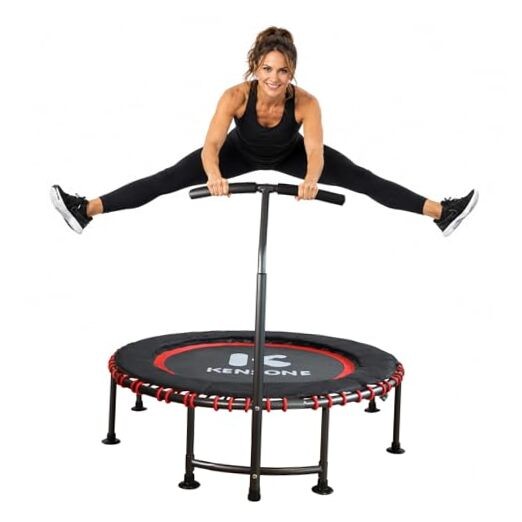 40/48″ Low-Impact Rebounder Trampoline for Adults with Bungee, 48 inch T-Bar