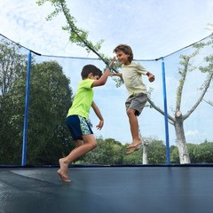 8FT/12FT Trampoline Replacement Net Protection Safety Enclosure Net – Blue