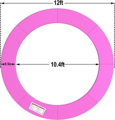 Universal Trampoline Repalcement Safety Pad, 8ft 10ft 12ft 14ft 15ft 16ft Wat…