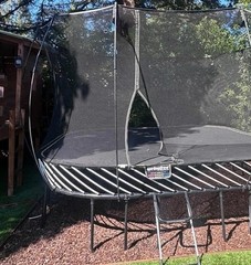 Springfree Trampoline Rods for net Black Used Qty 2. Fiberglass Pole replacement