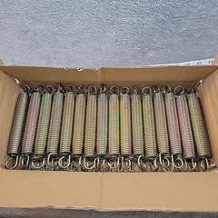 48 Trampoline Springs 6.5″ Heavy Duty Galvanized Replacement Parts Lot