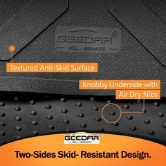 GEEDAR Heavy Duty Rubber Bed Mat for Toyota Tundra 5.5 ft Bed Liner, 2022 202…