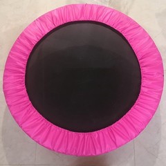 Durable 3-Layer Safety Trampoline Spring Cover – 40 Inch Pink Oxford Cloth