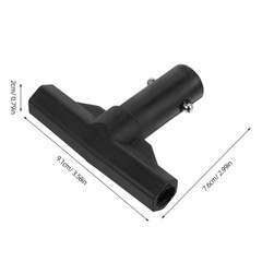 Trampoline Enclosure Pole End Caps T-shaped Pipe Connector for Cover