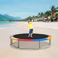 16 Ft Round Trampoline Safety Pad 10mm Foam PVC 30cm Wide Multi-Color