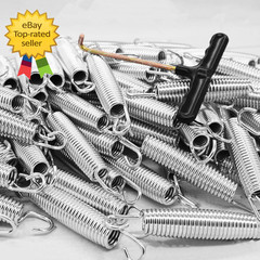 72 Pieces Trampoline Springs Replacement Heavy Duty Stainless Steel T Hook Sprin