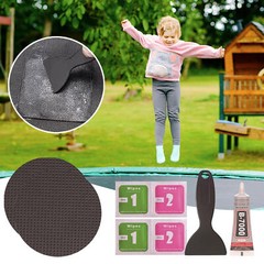 Trampoline Repair Patch Kit 4-inch Round Glue On Patches with Glue and effective