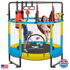 Py Super Mode 55 Trampoline For Kids Enclosure Toddler Trampoline Adjustable