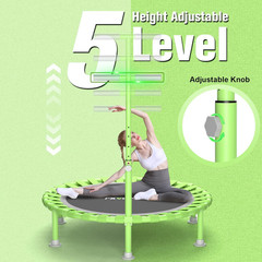 Foldable Mini Trampoline, 40″ Rebounder Trampoline for Adults & Kids, 450Lbs Cap