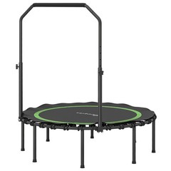 45″ Rebounder Trampoline for Adults, Foldable Trampoline, Green
