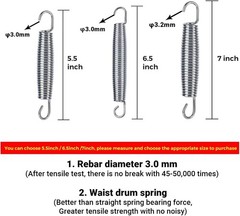 Weather-Resistant Trampoline Springs