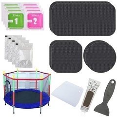 Heavy-Duty Trampoline Patch Repair Kit: 6 Self-Adhesive 6 piece, 6 Piece