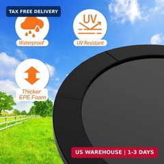 Trampoline Pad 10ft 12ft 14ft 15ft 16ft Trampoline Replacement Safety Pad, Water
