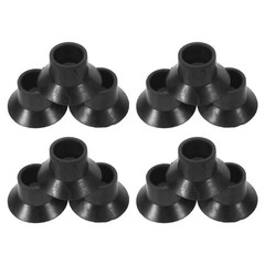 12pcs Trampoline Leg Cap Tips – 1″ Inner Dia. Rubber Noise Dampening Feet