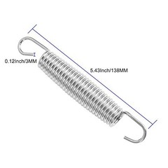 Trampoline Springs, Heavy Duty Galvanized Steel Replacement 5.5”x40Pack