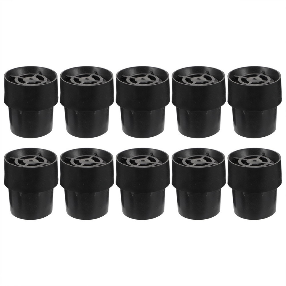 10Pcs Latex Table Feet Mats Durable Black Reusable Noise Reduction Foot Pads
