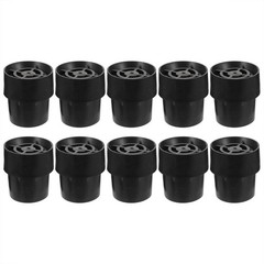 10Pcs Latex Table Feet Mats Durable Black Reusable Noise Reduction Foot Pads