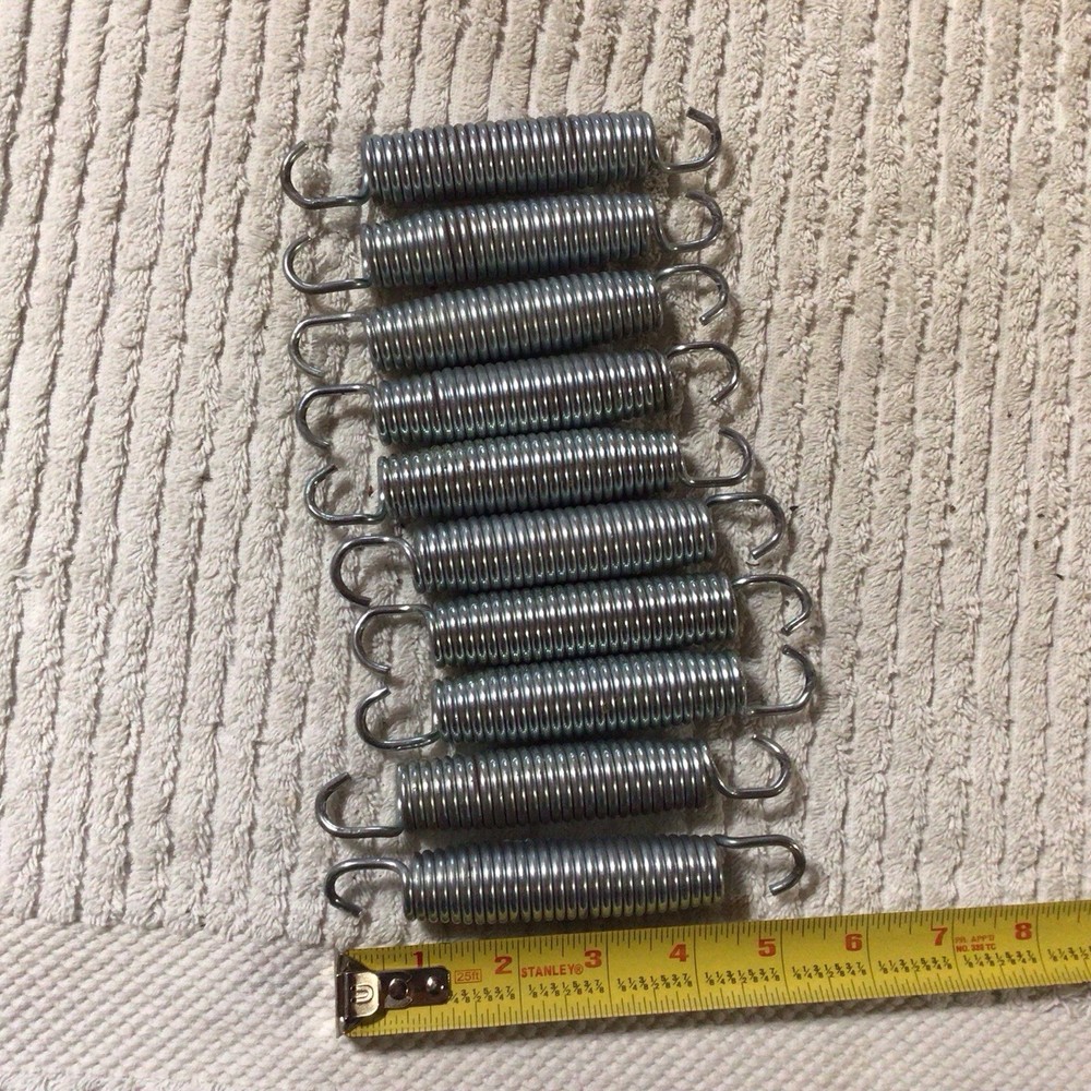 Trampoline Springs Lot Of 10 Total Length 5.5” Spring Length 3.5” Free Ship