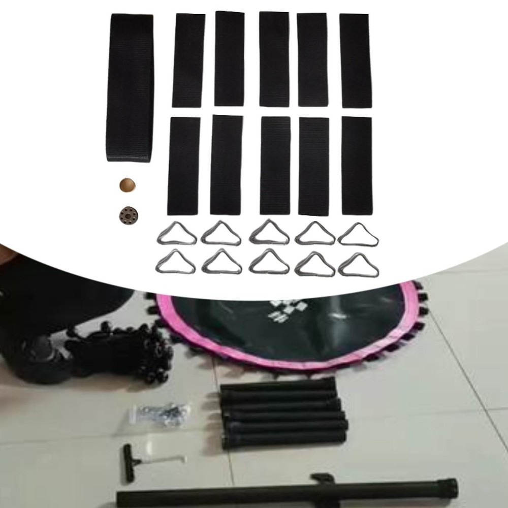 10 Pieces Trampoline Buckle Black Trampoline Mat Parts for Trampoline Repair