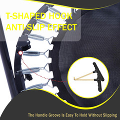 Trampoline Tool for Springs,Spring Puller Tool, 2 Pack Trampoline Springs Tool,T