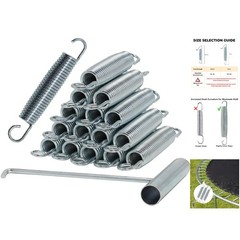 Unbreakable 5.5-7 Inch Trampoline Springs – Heavy Duty Stainless Steel Set of 16
