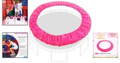 Round 40 Inch Trampoline Safety Cover in Hot Pink for Kids and Adults