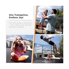 Trampoline Outdoor 10FT 14FT 16FT with Enclosure,5 Reinforced U-Shaped Legs w…