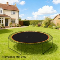Soozier Trampoline Mat with 72 V-Hooks Fits 12ft Trampoline Orange