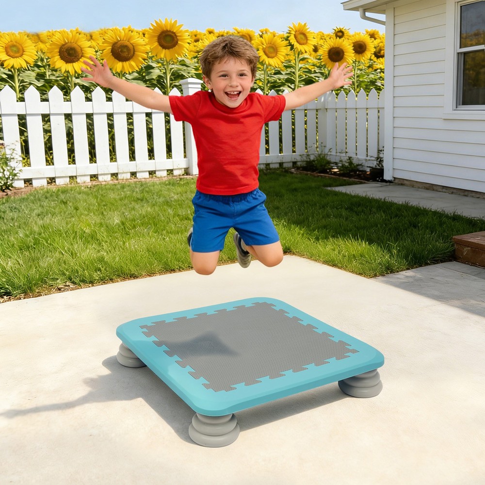 Kids’ Trampoline Kids’ Bouncing Board Balance and Bounce Kids’ Toy for Indoor