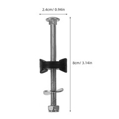 12 Pcs Galvanized Steel Trampoline Fixation Screws Sturdy Trampoline Accessories