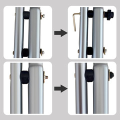 12-Piece Trampoline Screw and Bolt Set with Enclosure Pole Spacers