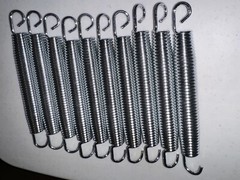 New! Lot 10Pc Stainless Steel Trampoline 7” Springs Heavy Duty Weather Resistant