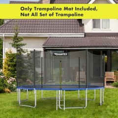 Replacement Jumping Trampoline Mat Fits 16ft Frame w/108 V-Hooks Using 7″ Spring