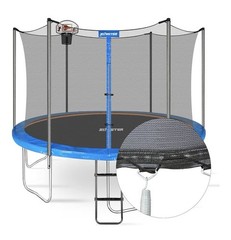 Zoomster Trampoline 15’ Safety Enclosure Net for 6 Straight Poles