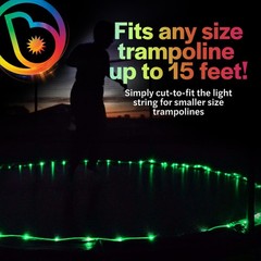 Bounce LED Trampoline Lights Color Changing Fits 8-15 FT Motion Sensing