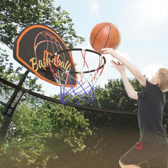 Trampoline Basketball Hoop Attachment, Basketball Hoop for Trampoline Easy to In