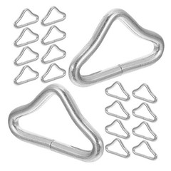 50 Pcs Replacement Trampoline Triangle Buckle Pole Caps Spare Parts
